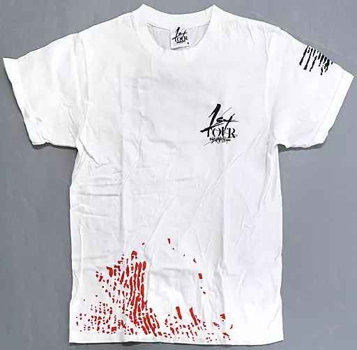 中古】Tシャツ 櫻坂46 ご当地Tシャツ 愛知ver. ホワイト×レッド XL