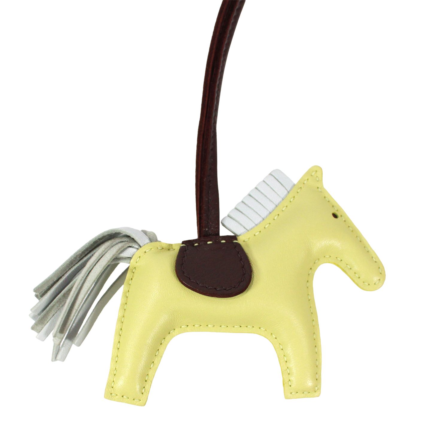 HERMES エルメス ロデオチャームPM チャーム アニョーミロ イエロー