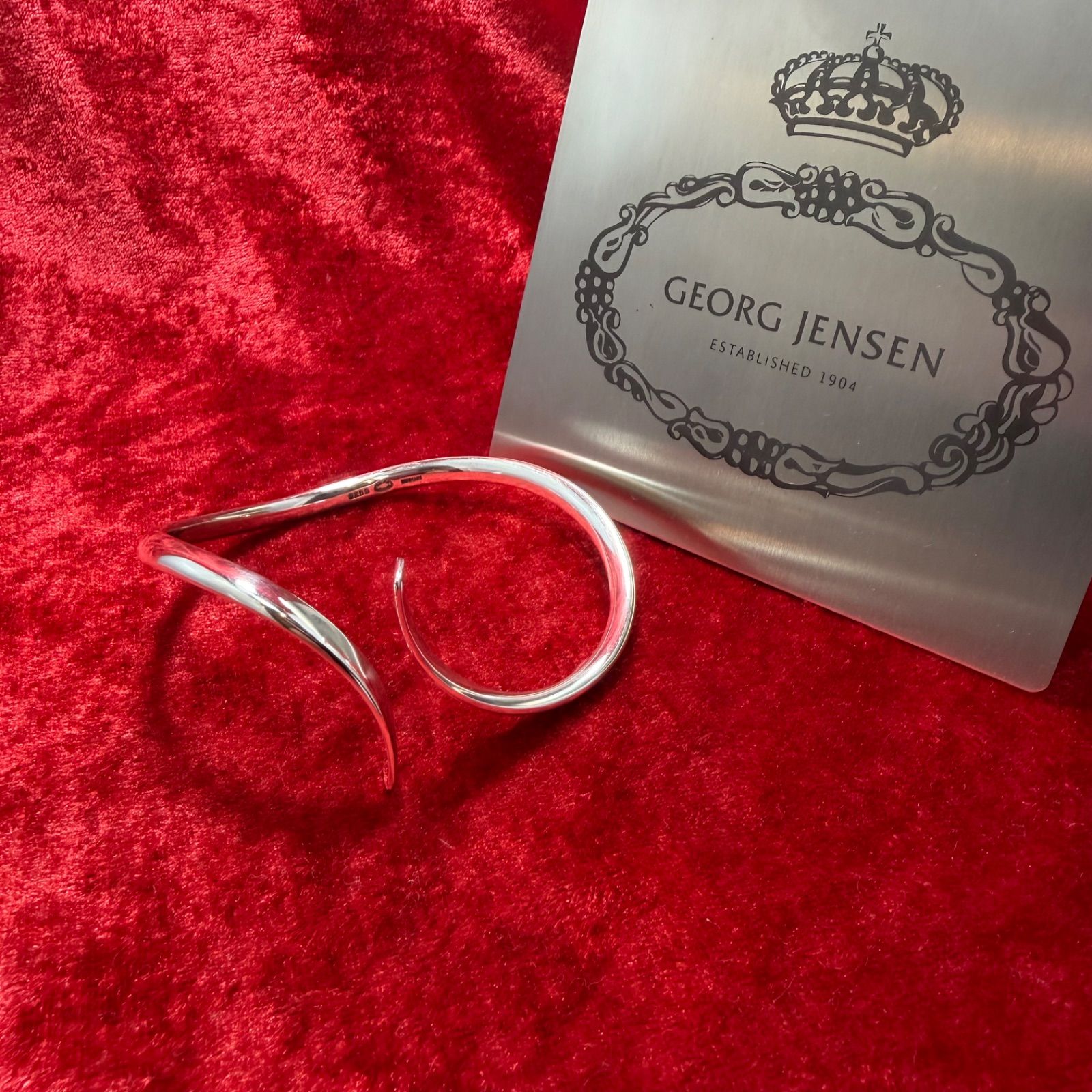 美品 バングル 925 27.8g　ジョージジェンセン/GEORG JENSEN