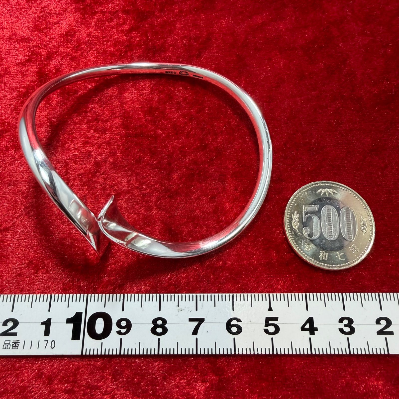 美品 バングル 925 27.8g ジョージジェンセン/GEORG JENSEN - メルカリ