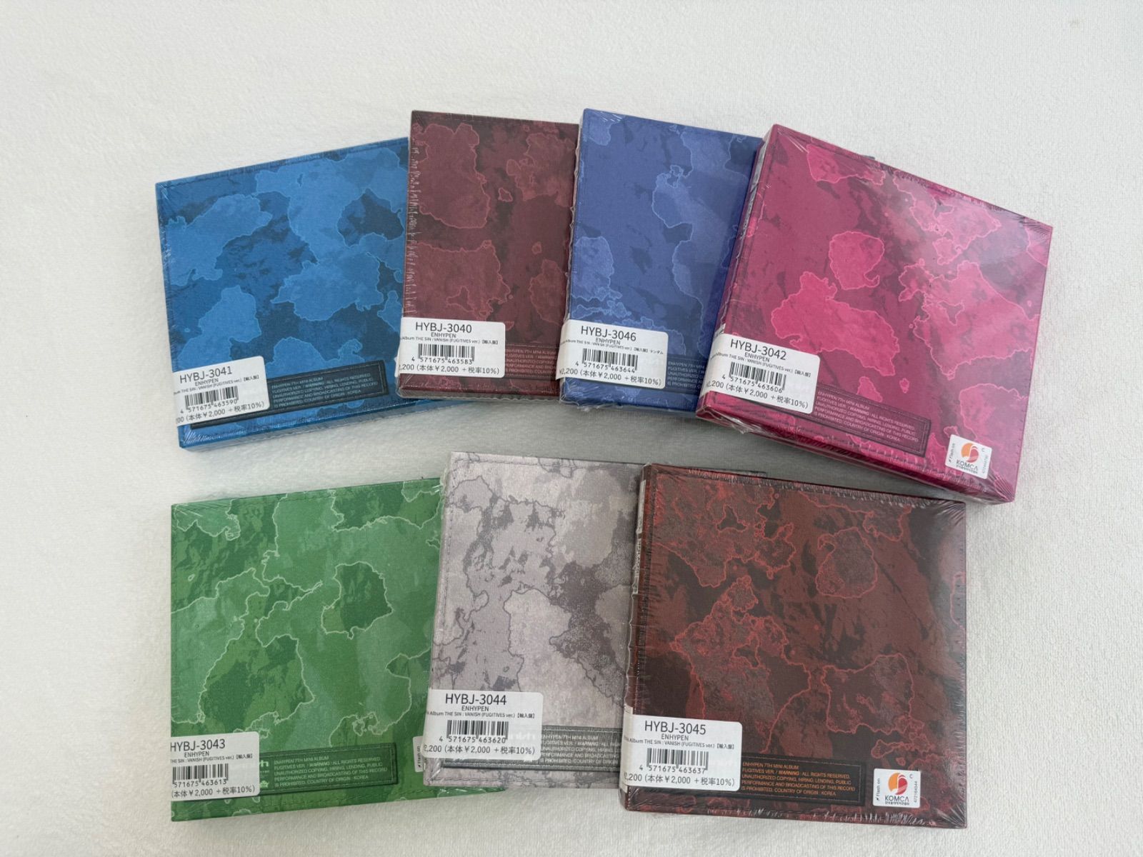 お値下げ中 ENHYPEN THE SIN : VANISH FUGITIVES Ver. 未開封7形態