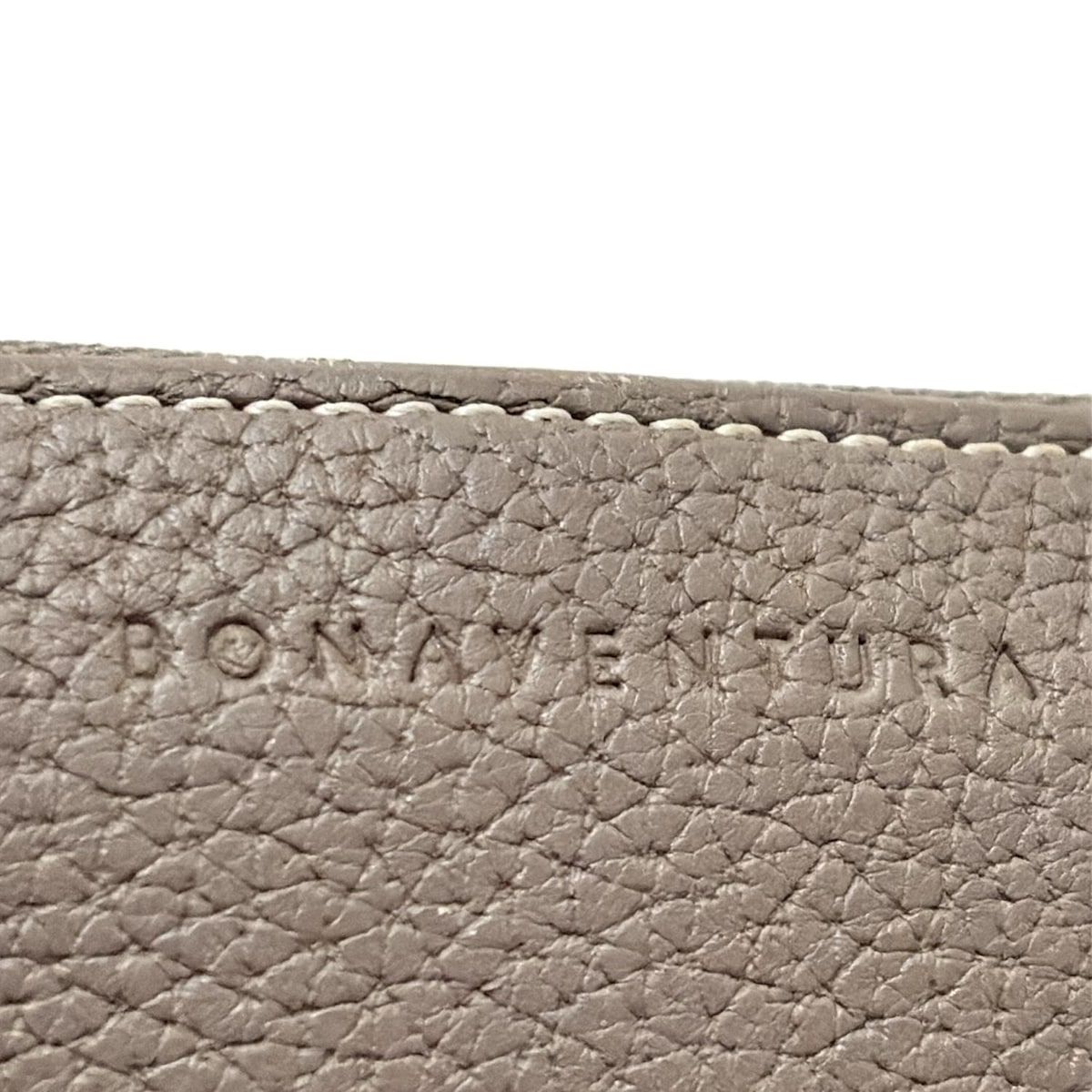 レア✨超極美品✨ボナベンチュラL字 ファスナー 長財布 グレージュ レザー BONAVENTURA(ボナベンチュラ) 長財布 - グレーベージュ ラウンド