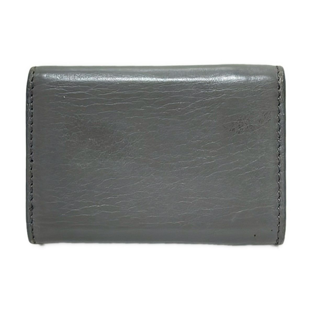 バレンシアガ　ミニ財布　グレー BALENCIAGA(バレンシアガ) 3つ折り財布 ペーパーミニウォレット 391446