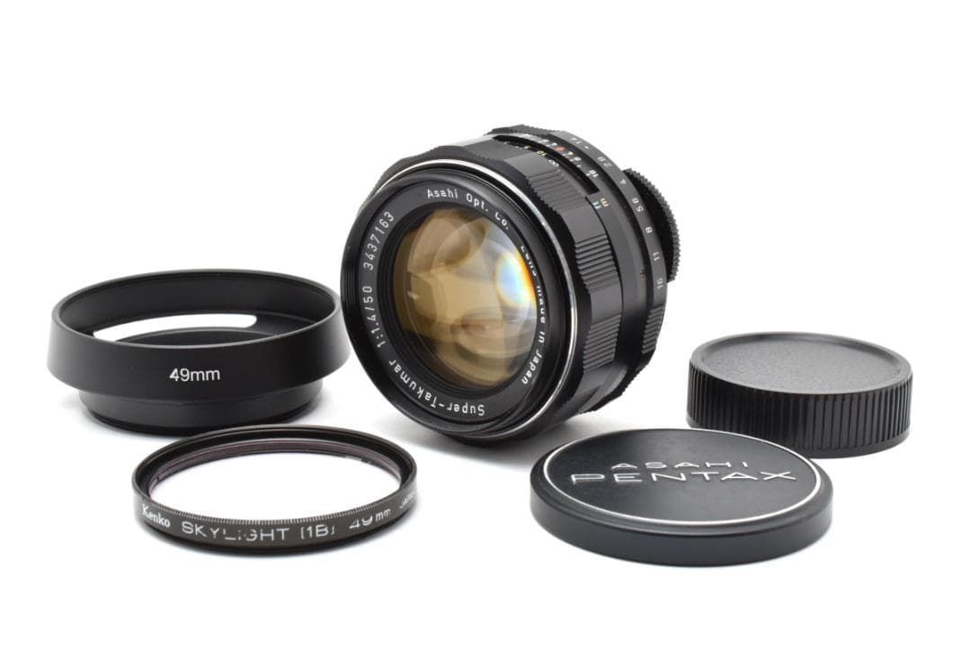 【黄変なし】Super Takumar 50mm F1.4 フード付 C132 黄変なし】Super Takumar 50mm F1.4 フード付 C132 - メルカリ