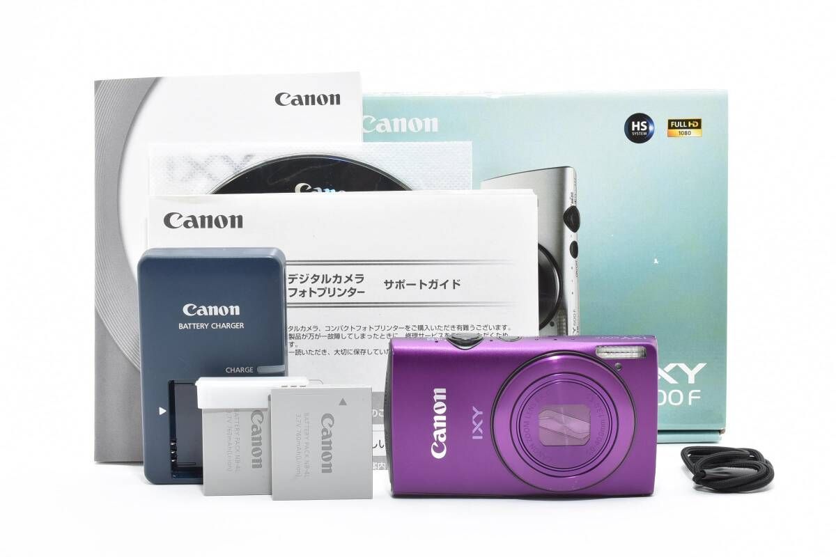 Canon IXY 600F コンデジ デジカメ 箱付 純正付属品多数 動作品 ☆動作確認☆キャノン CANON IXY 600F シルバー イクシー 《箱付き