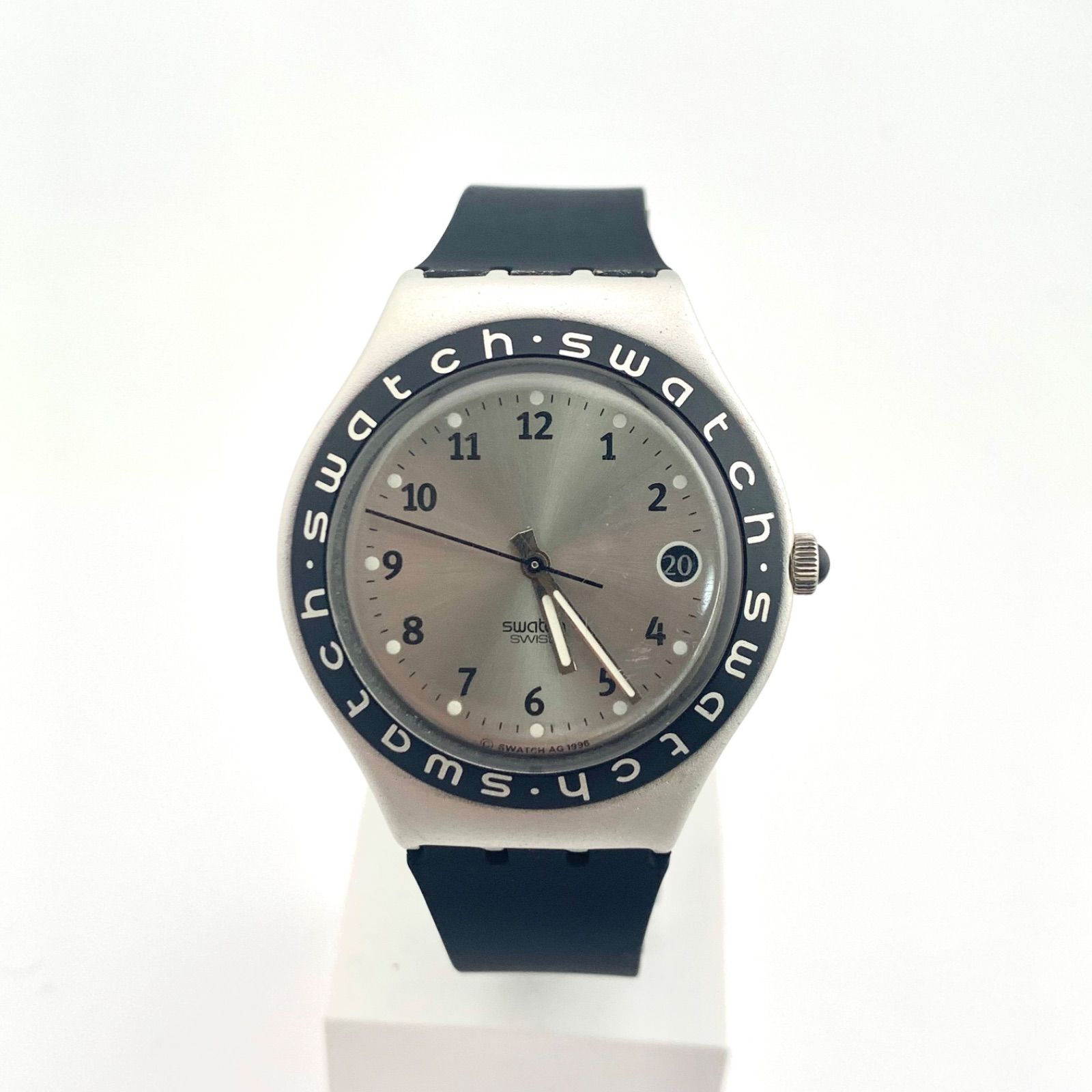 中古】Swatch AG 1996 アナログ腕時計 シルバー/ブラック - メルカリ
