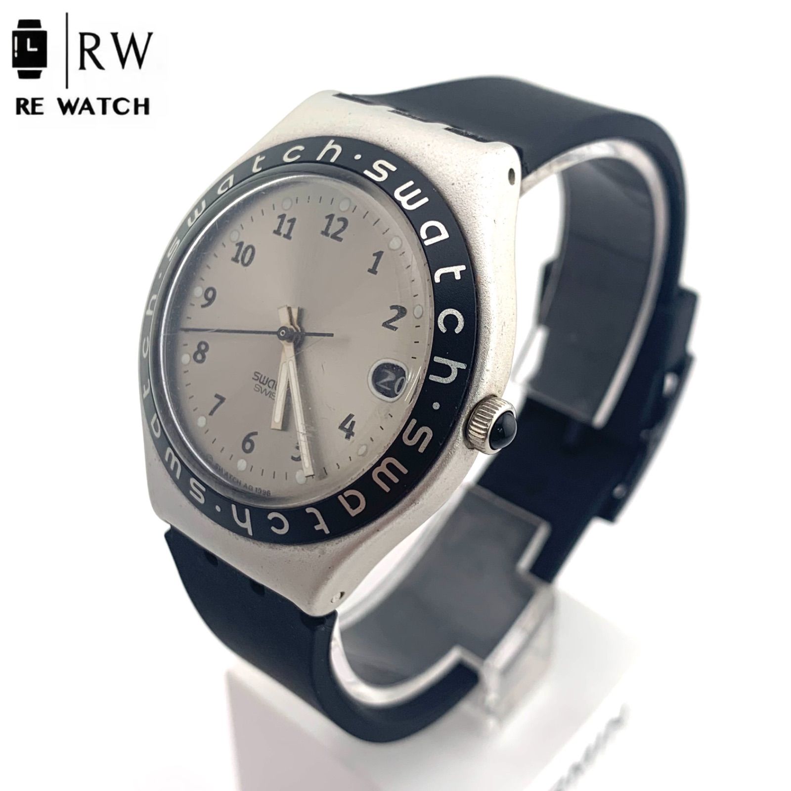 中古】Swatch AG 1996 アナログ腕時計 シルバー/ブラック - メルカリ