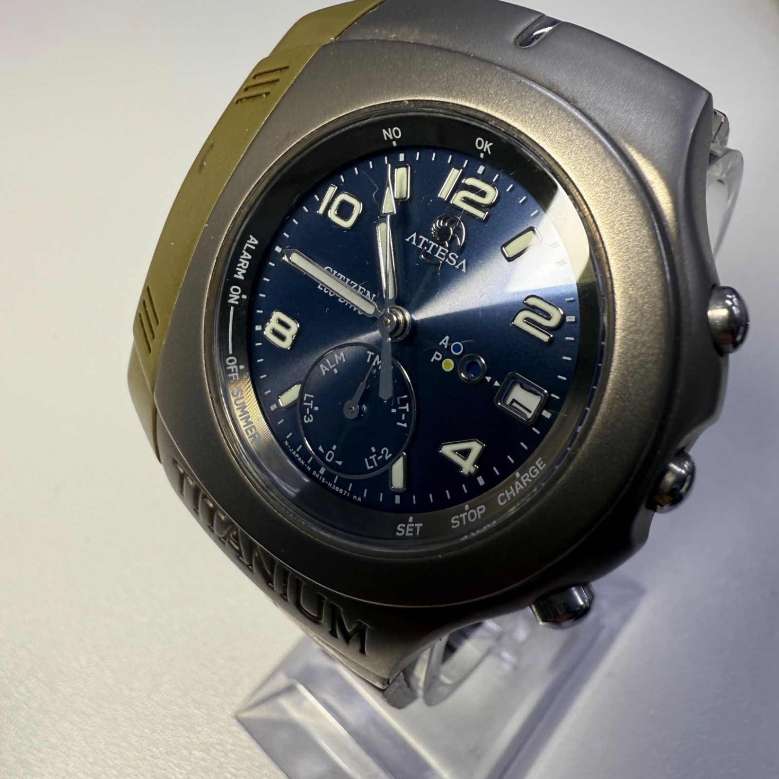☆シチズン アテッサ☆CITIZEN エコドライブ 腕時計 メンズ 9417 