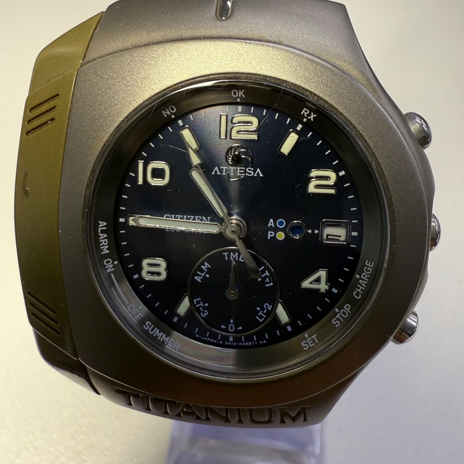 ☆シチズン アテッサ☆CITIZEN エコドライブ 腕時計 メンズ 9417 