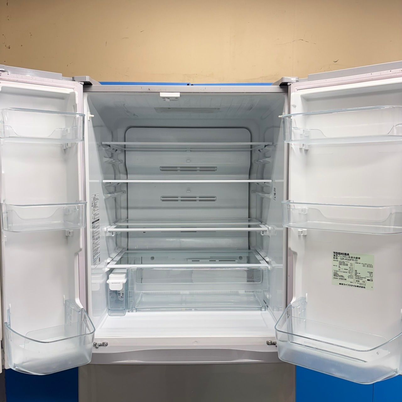 634 ファミリー向け 大型冷蔵庫 6ドア 観音開き フレンチドア 500L強