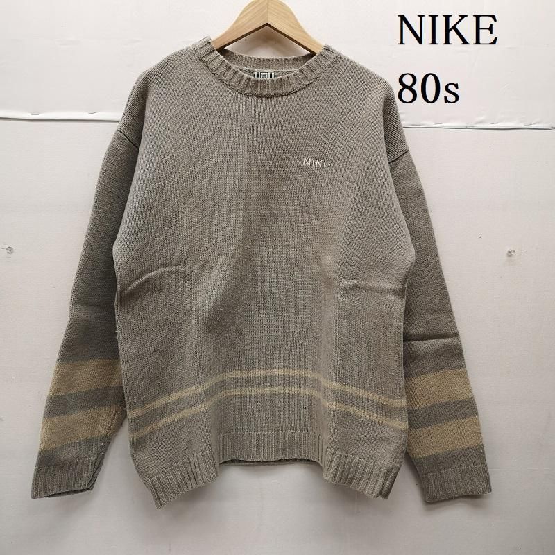ナイキ 80s ニケ 女神像 タグ ロゴ ニット セーター メンズ L ISItems