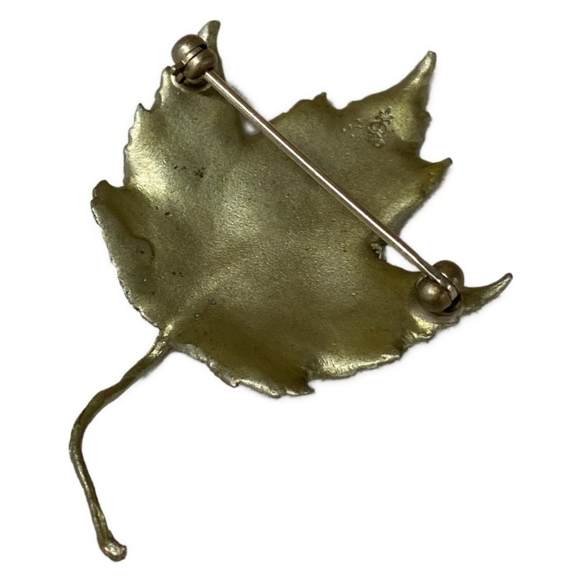 MICHAEL MICHAUD(マイケルミショー) ブローチ美品 - ライトグリーン