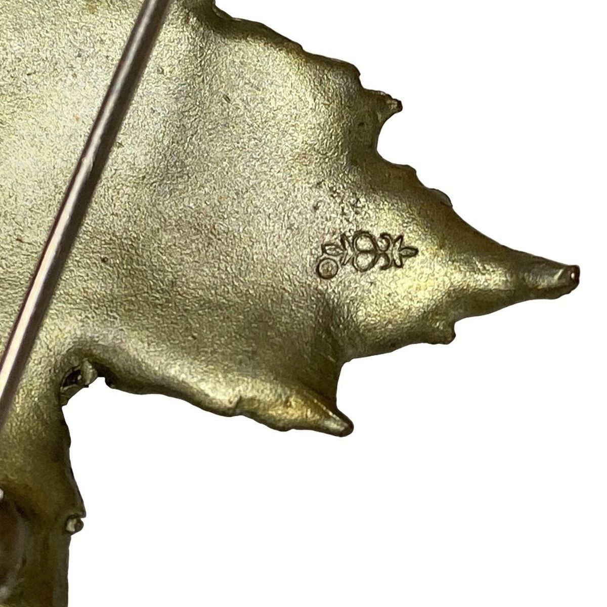 MICHAEL MICHAUD(マイケルミショー) ブローチ美品 - ライトグリーン