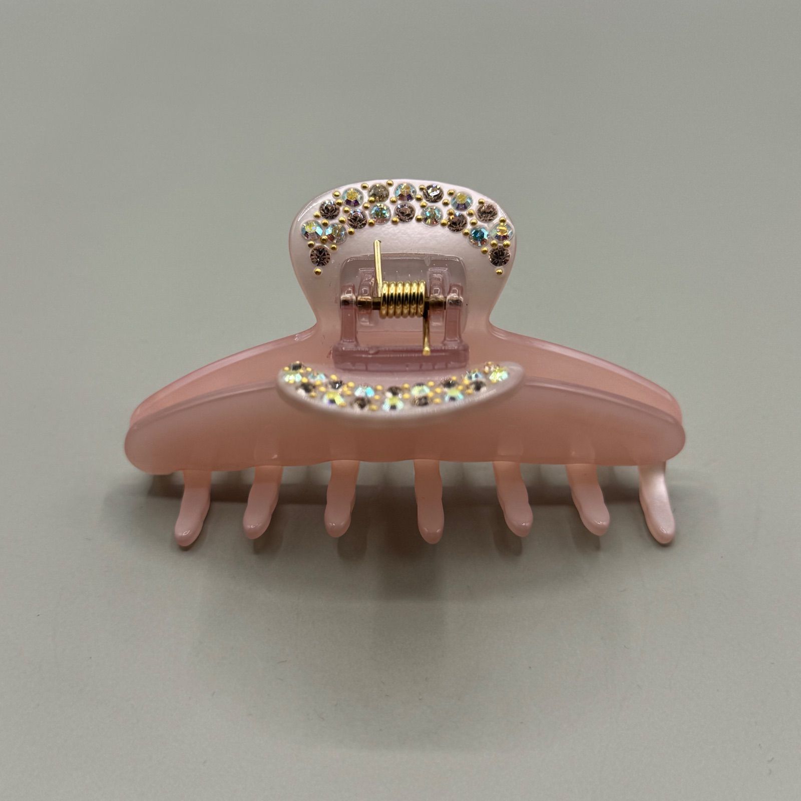 カメリア　ヘアアクセサリー 薄いピンク 極美品　アレクサンドルドゥパリ完売品 ✨極美品✨アレクサンドルドゥパリ 双子カメリア バレッタ ピンク