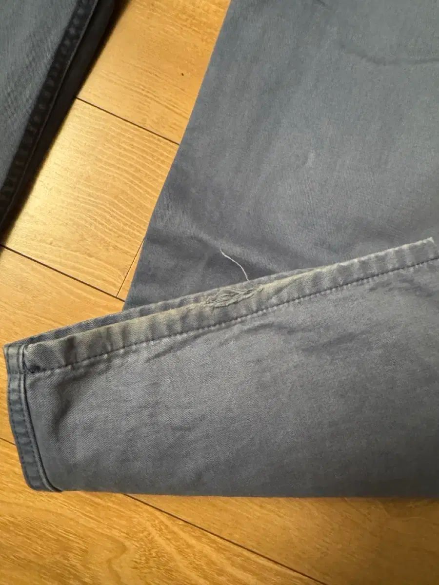 ブラックアウト ワークパンツ ブルー l