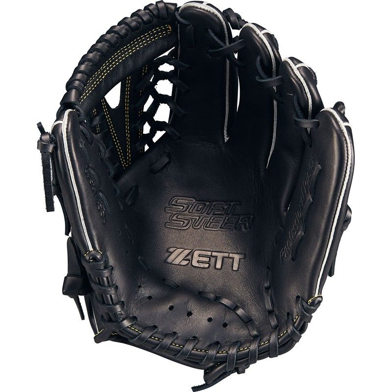 zett(ゼット) JR 軟式グラブソフトステア 野球ソフトJR グラブ軟式 (bjgb74550f-1900)26SS、ブラック