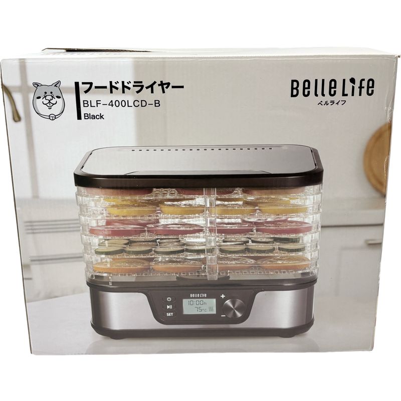 BelleLife フードドライヤー BLF-400LCD-B ブラック - メルカリ