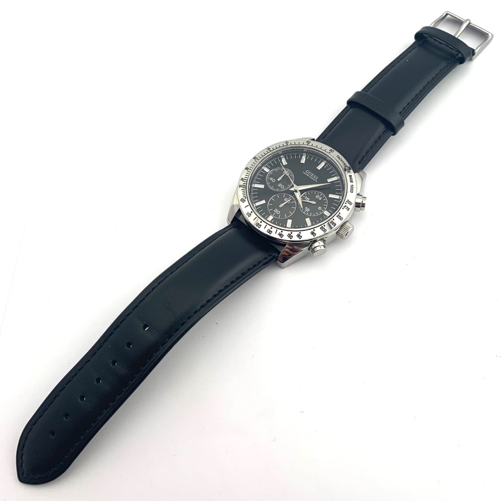 中古】GUESS U11507G1 クロノグラフ 腕時計 100m防水 - メルカリ