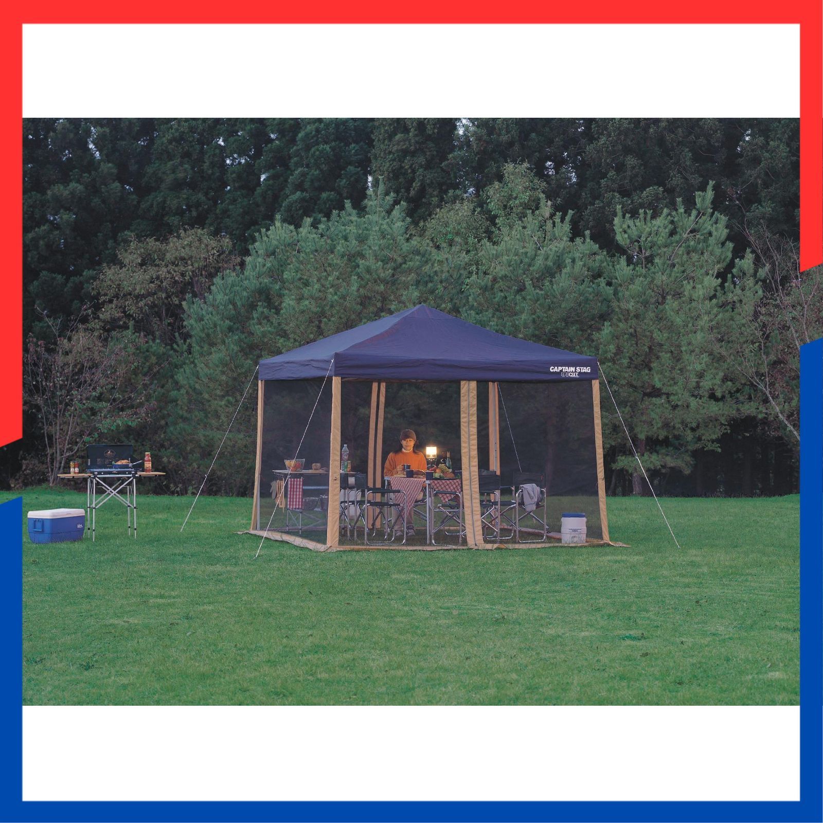 商品 スクリーンパネルM-319 スピーディー サンシェード テント タープ用 STAG キャプテンスタッグ CAPTAIN