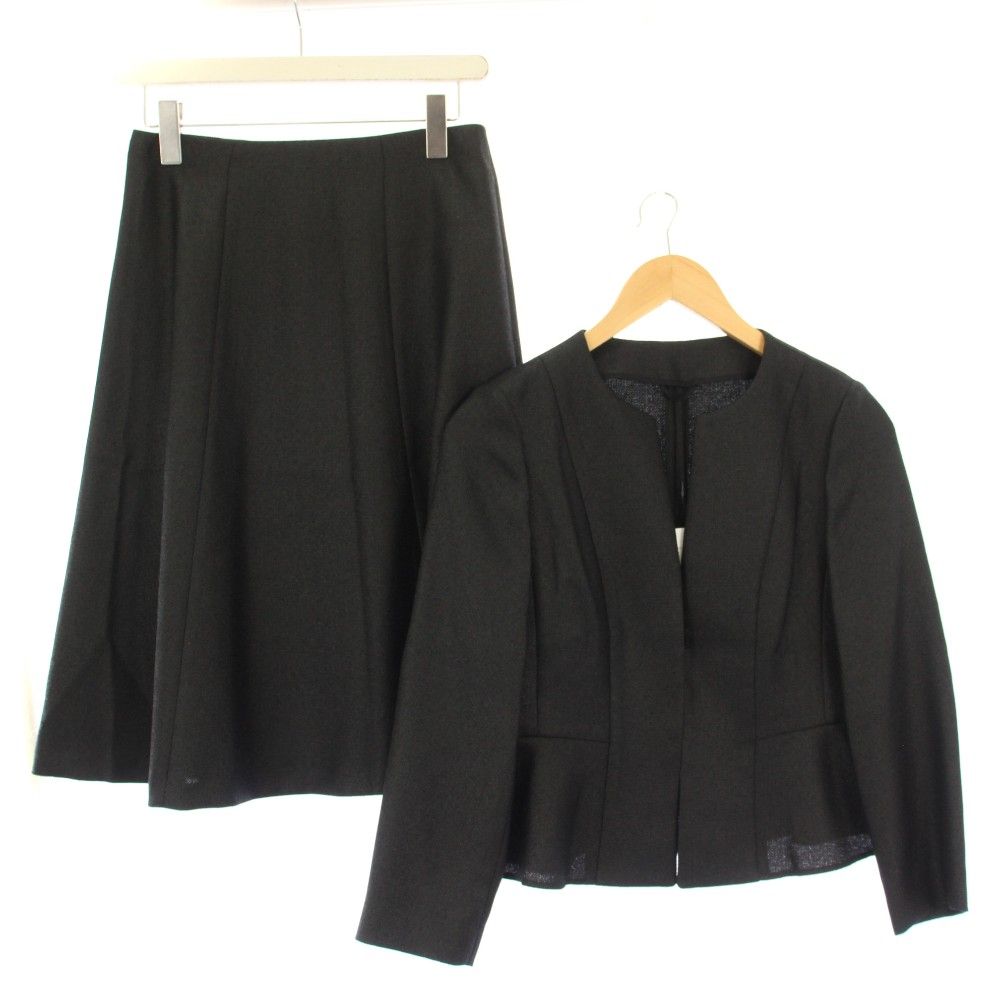 アナイ ANAYI セットアップ ノーカラージャケット アウター ショート丈