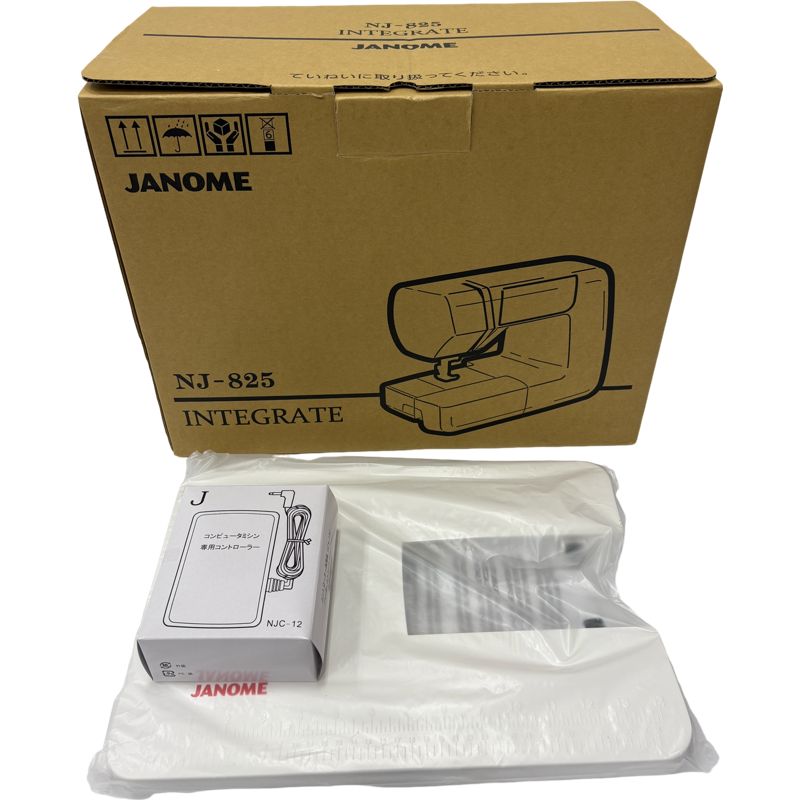 JANOME NJ-825 コンピューターミシンセット【ワイドテーブル+専用 JANOME NJ-825 コンピューターミシン