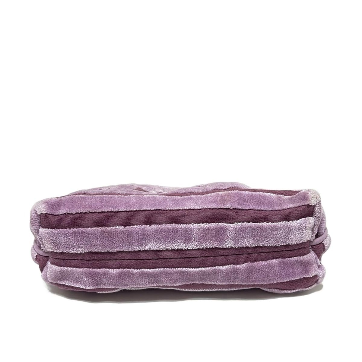 BOTTEGA VENETA(ボッテガヴェネタ) ポーチ - パープル バタフライ(蝶