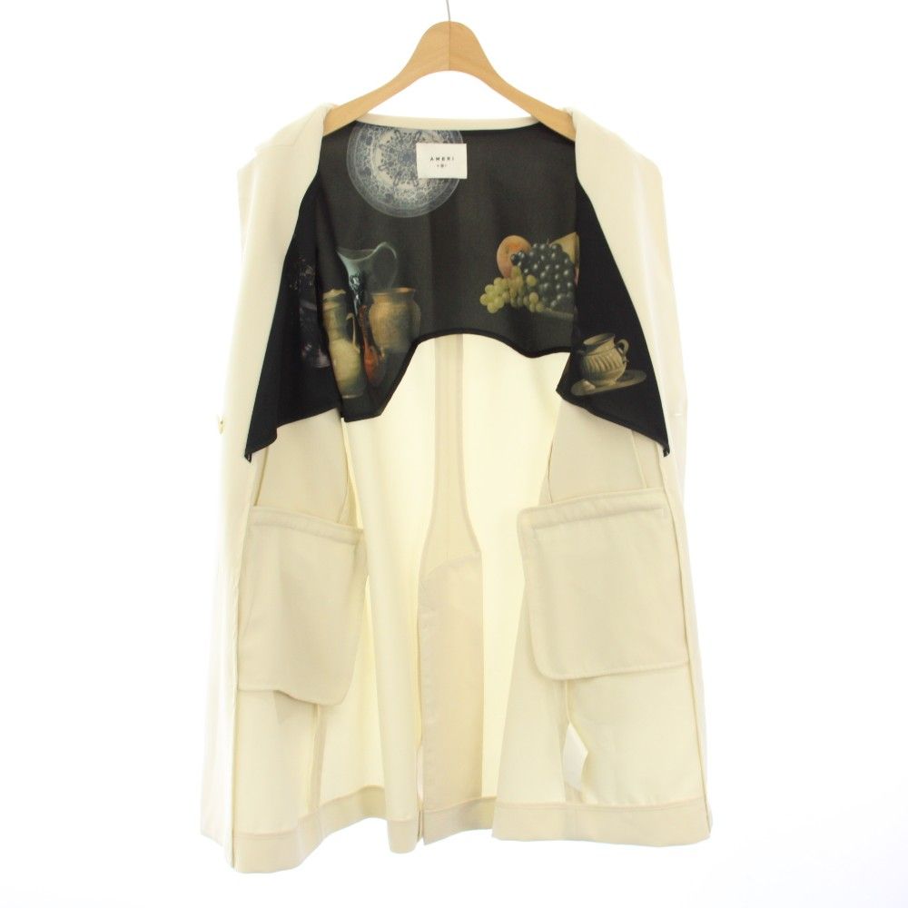 Ameri ジャケット アメリヴィンテージ Ameri VINTAGE NOTCH PRINT LINING JACKET ロング