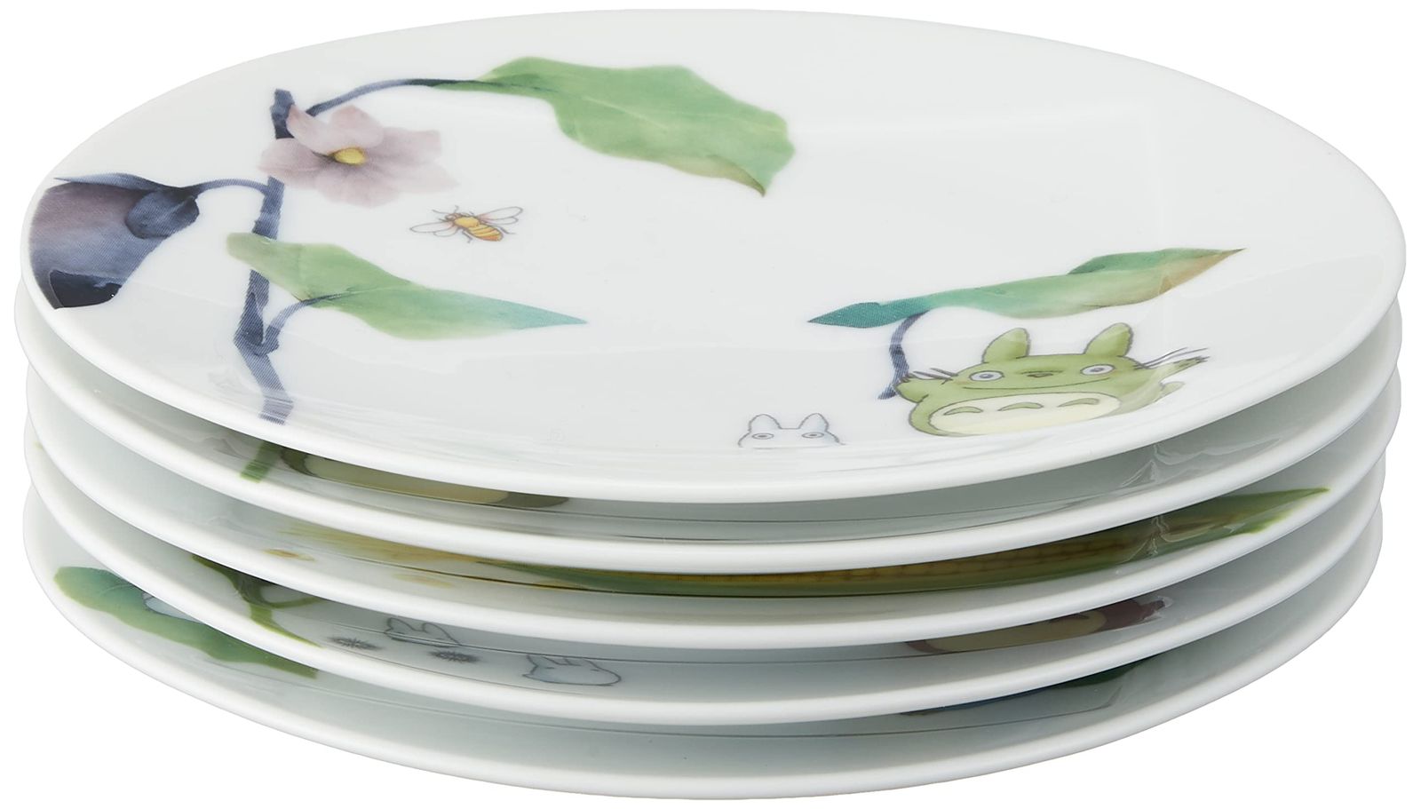 Noritake ノリタケ プレートセット 絵変り 15.5 cm となりのトトロ 野菜シリーズ 電子レンジ対応 食洗機対応 ファインポーセレン 1704-15 L|VF 99 07 ラウンド15.5 セット 5種