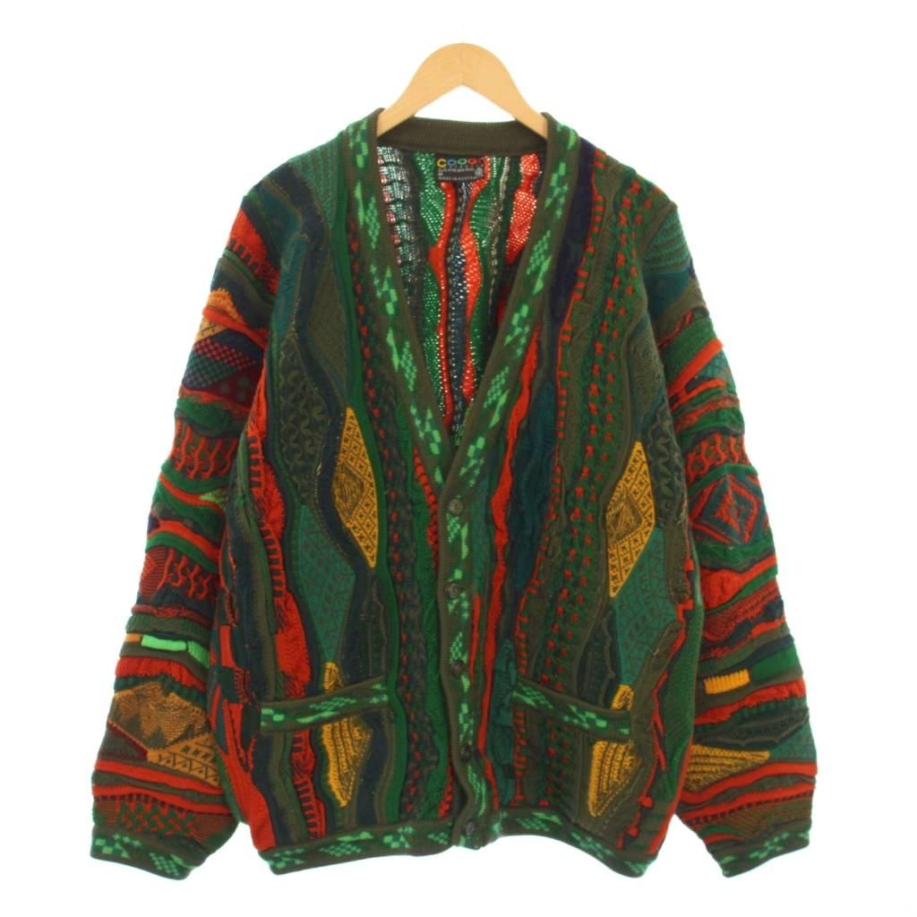 COOGI ウールカーディガン Mサイズ COOGI カーディガン M マルチカラー