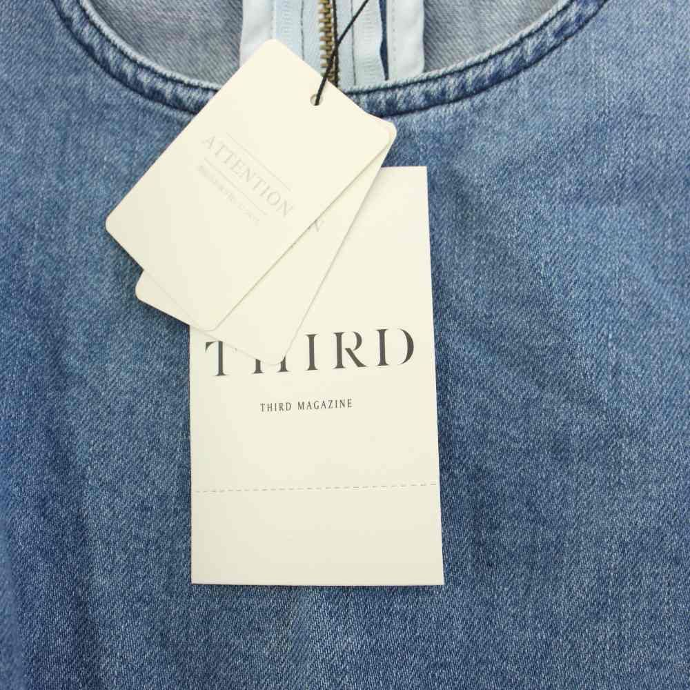 サードマガジン THIRD MAGAZINE 8OZムラ糸デニムワンピース  