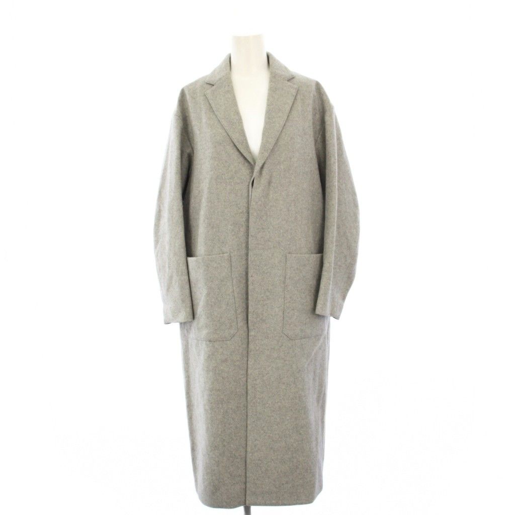 ハイク HYKE ショップコート チェスターコート ロング 1 グレー 172