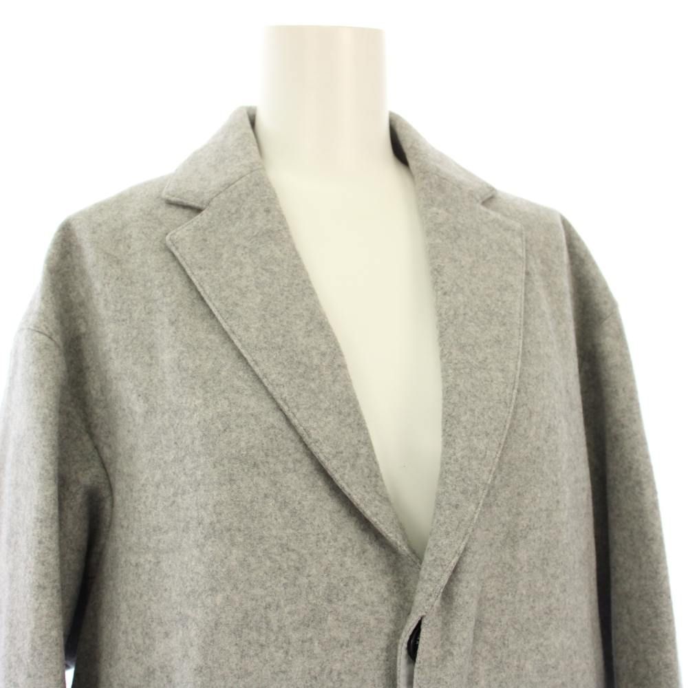 ハイク HYKE ショップコート チェスターコート ロング 1 グレー 172