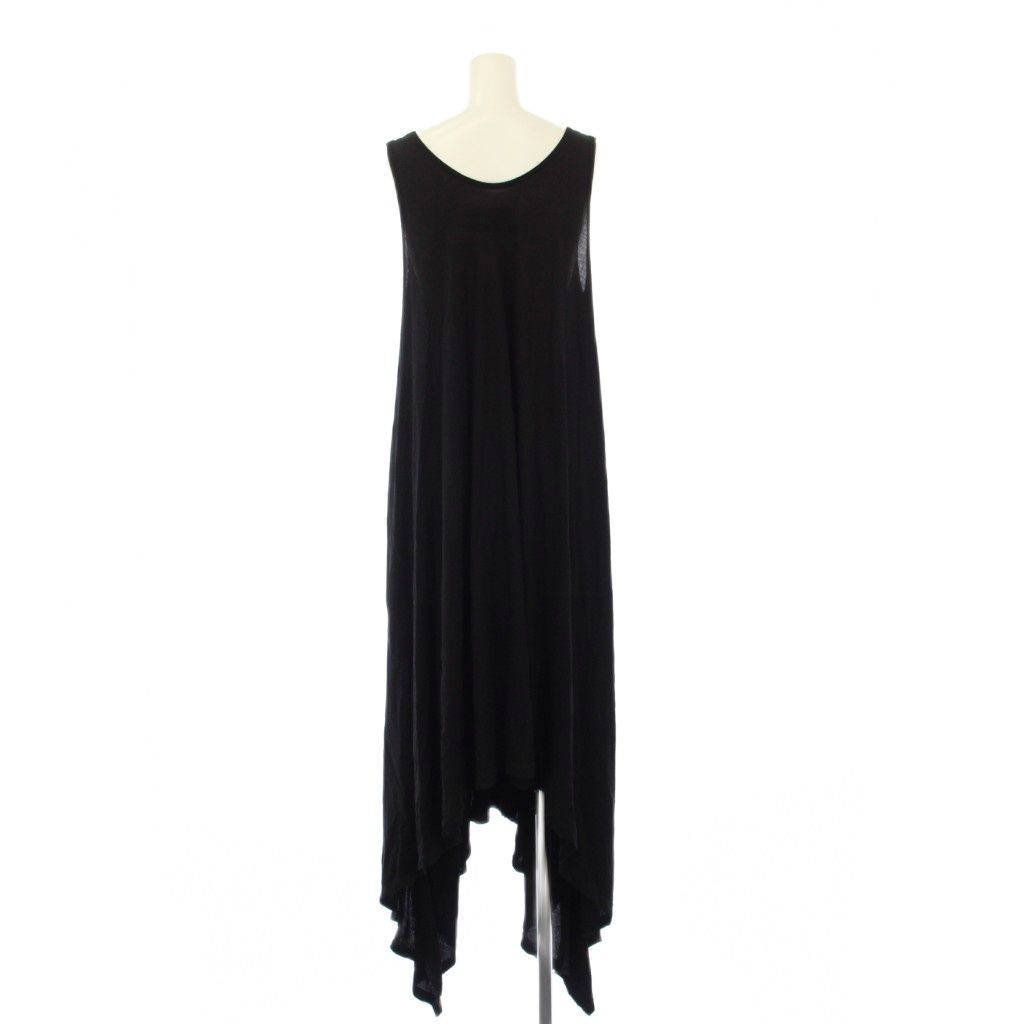 ヨウジヤマモト YOHJI YAMAMOTO B ノースリーブワンピース ロング 2 黒