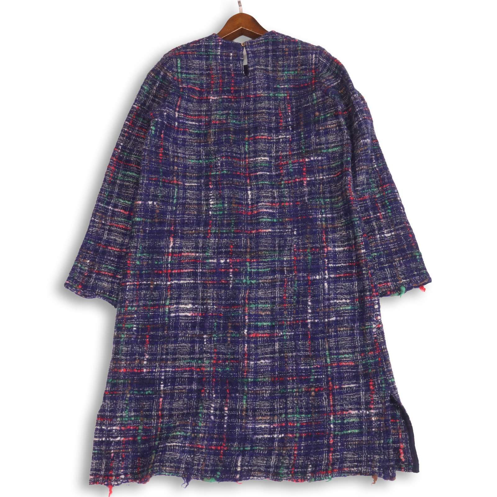 45rpm チェックウールワンピース　　　　サイズ0 R 45rpm フォーティーファイブ 秋冬 ウール100%♪ ツイード調 チェック