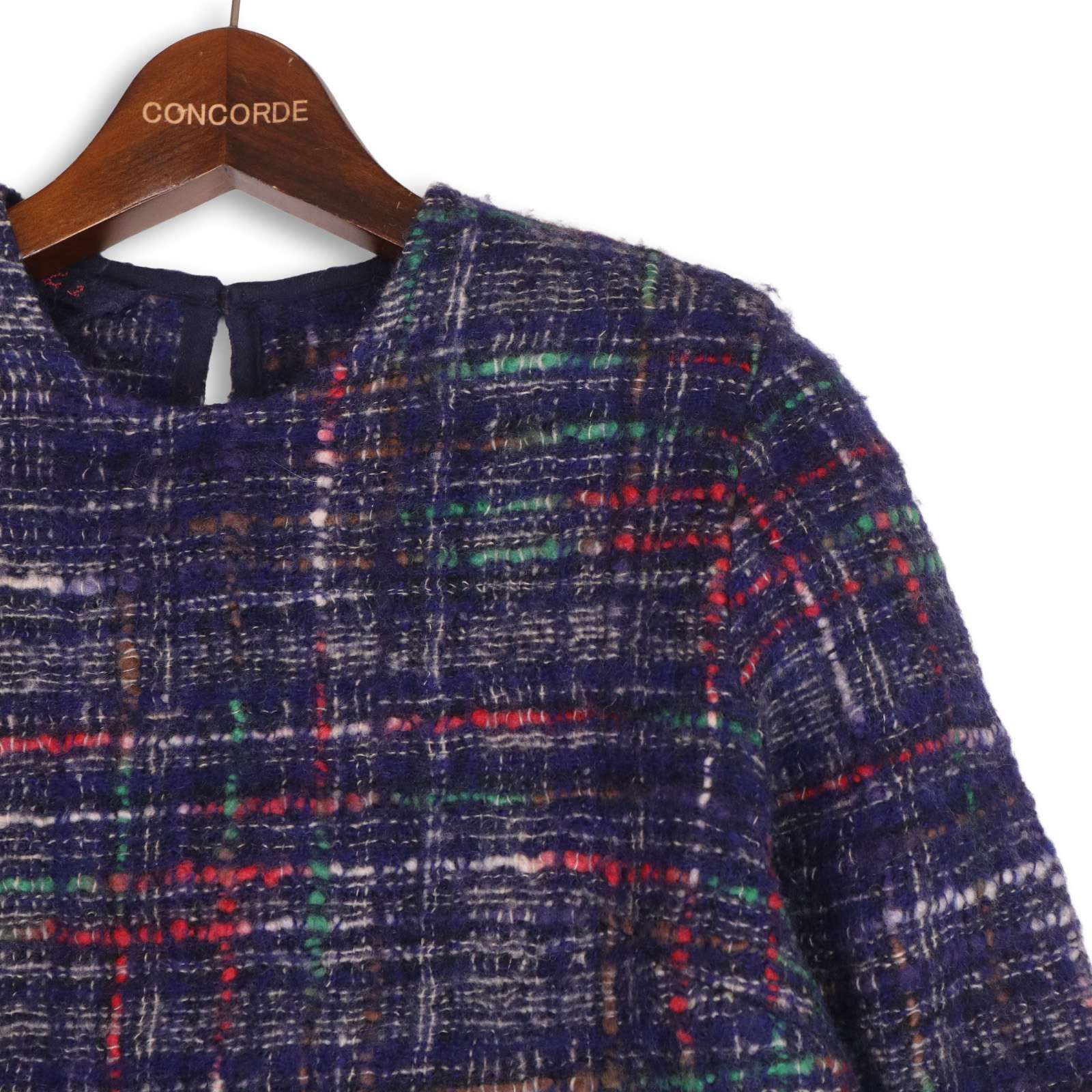 R 45rpm フォーティーファイブ 秋冬 ウール100%♪ ツイード調 チェック