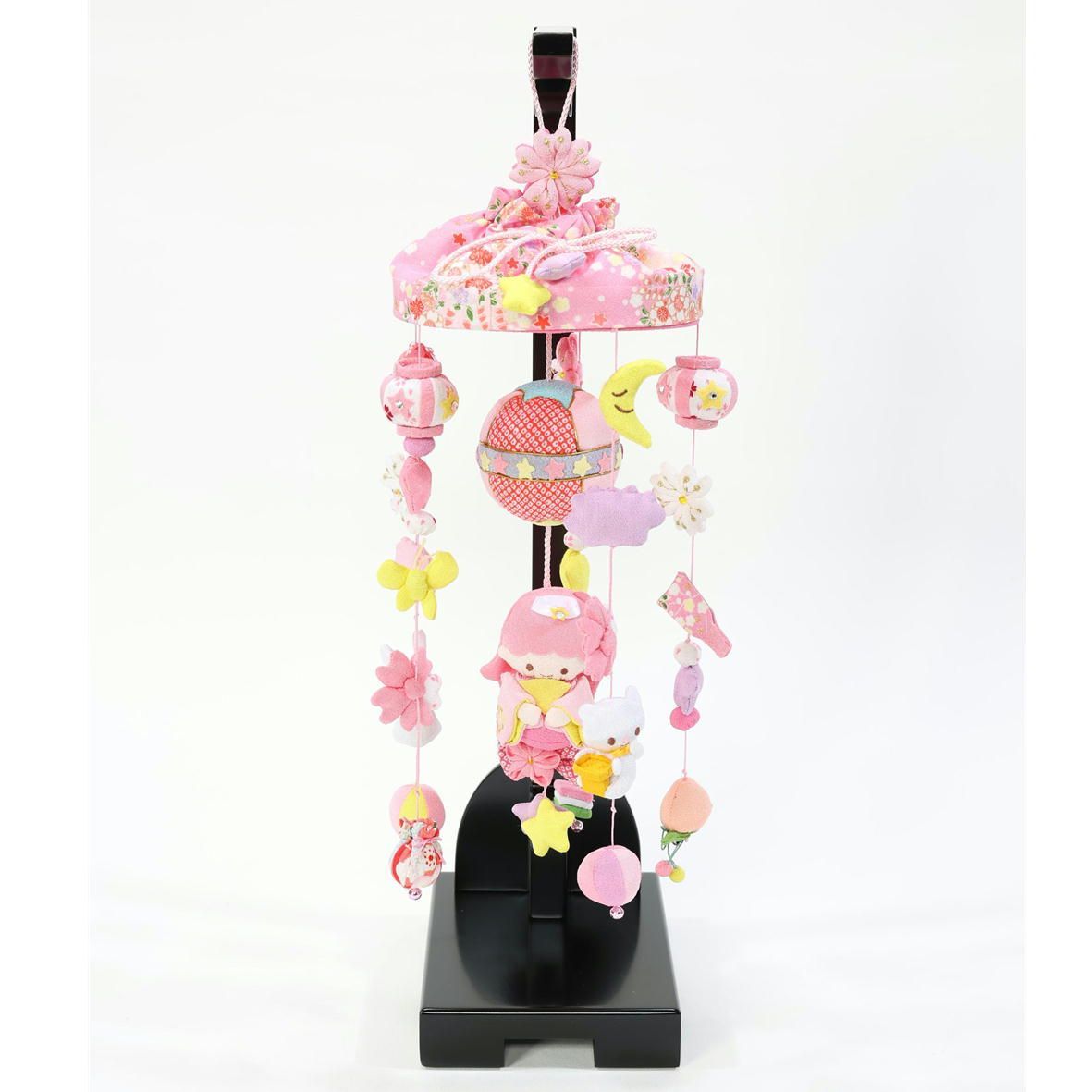 吊るし飾り つるし雛 つるし飾り さげもん 【星姫五連】 スタンド 飾り