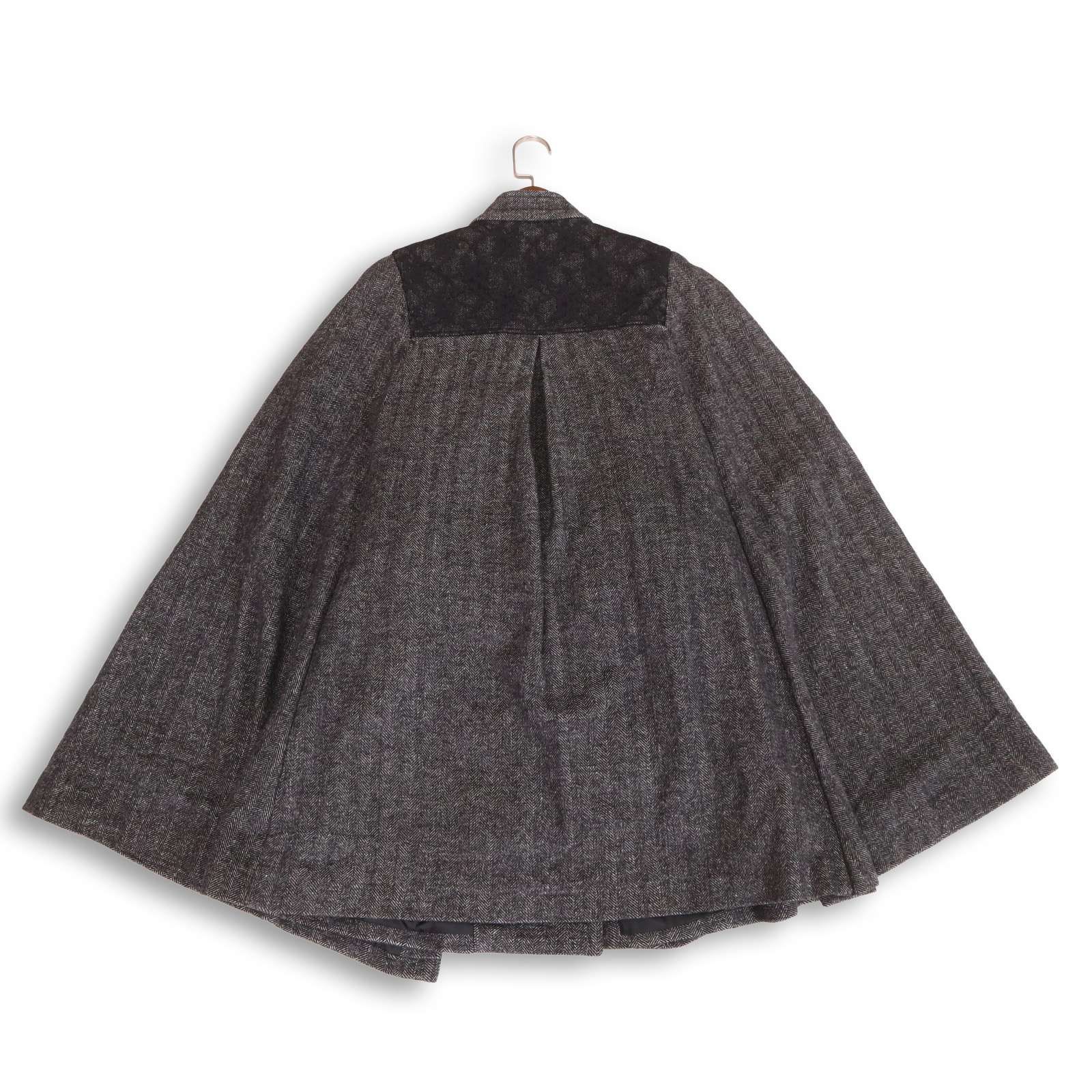 新品 未使用】 axes femme アクシーズファム ウール混 ヘリンボーン