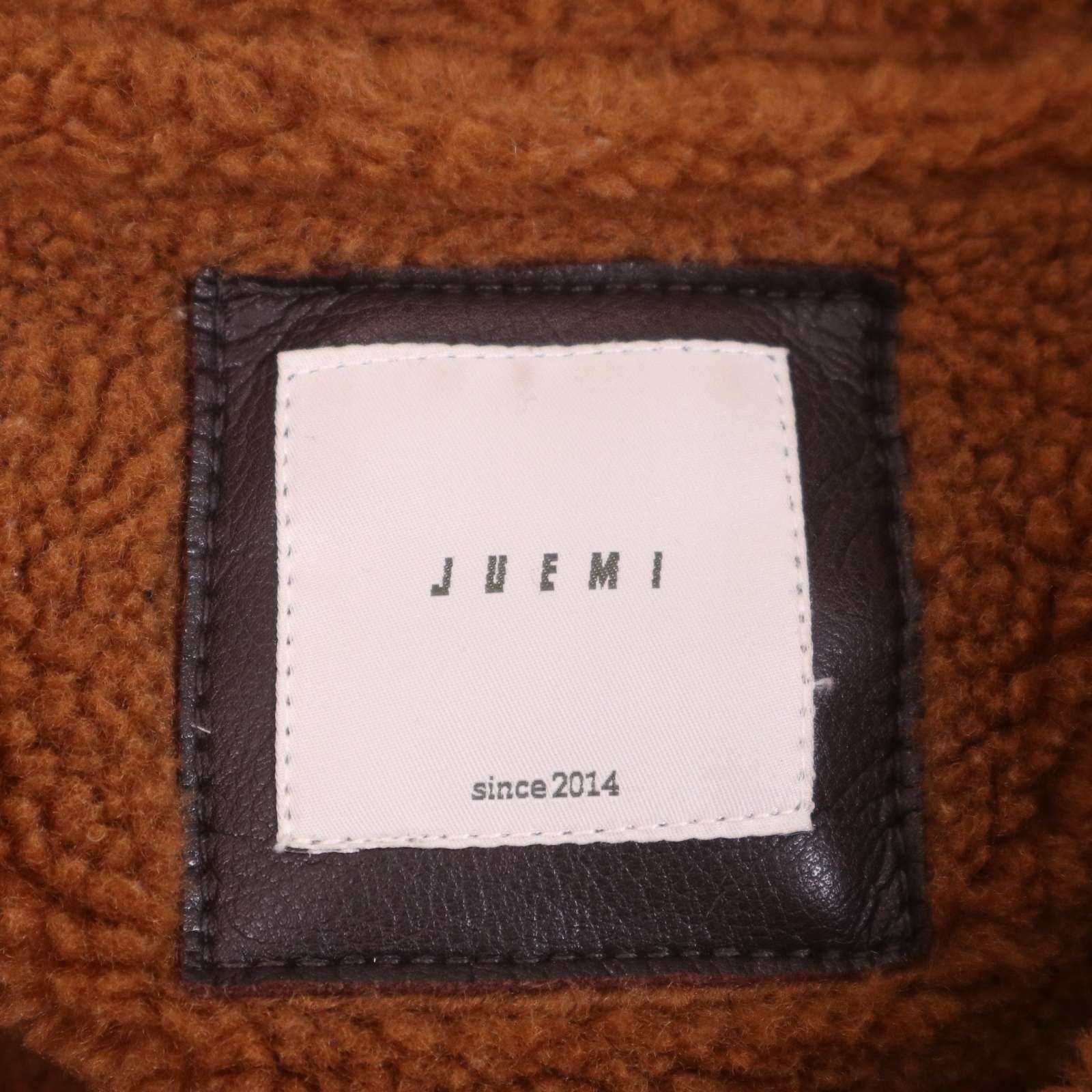 Juemi ジュエミ 秋冬☆ ボア フェイク ムートン ダブル ライダース