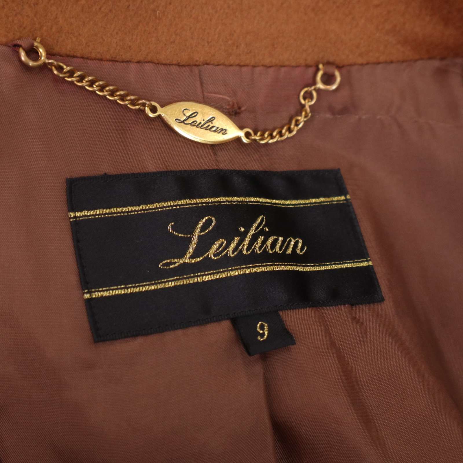 Leilian レリアン 秋冬☆ 高級 カシミヤ100% ダブル テーラード