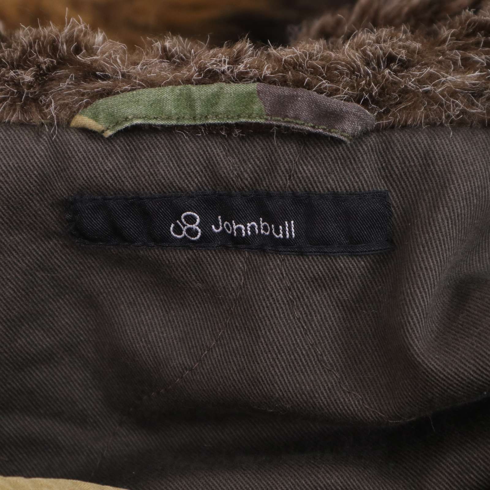 Johnbull ジョンブル 秋冬 ファー☆ 迷彩 カモフラ柄 中綿 N-3B 