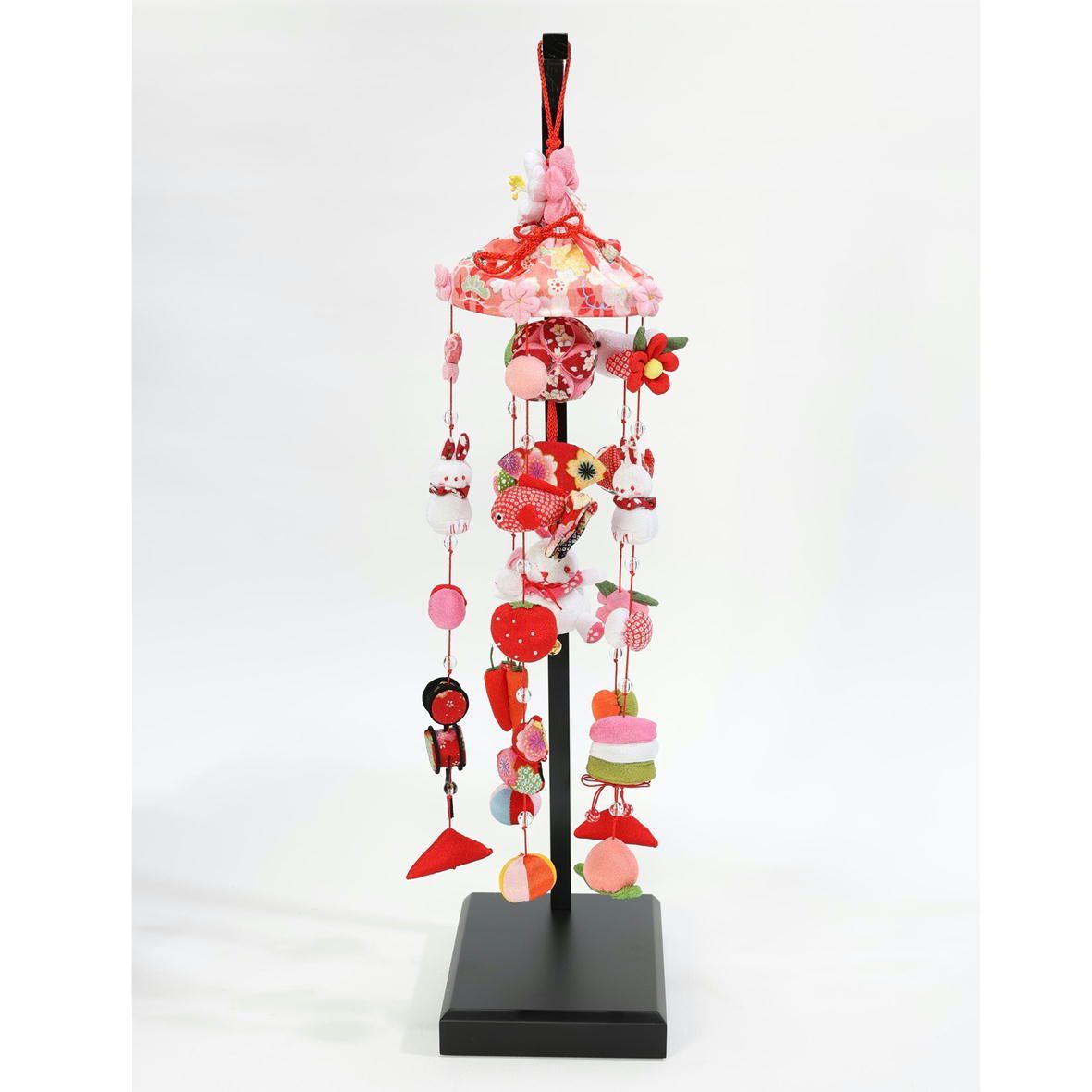 吊るし飾り つるし雛 つるし飾り さげもん 【祝いうさぎ五連 大