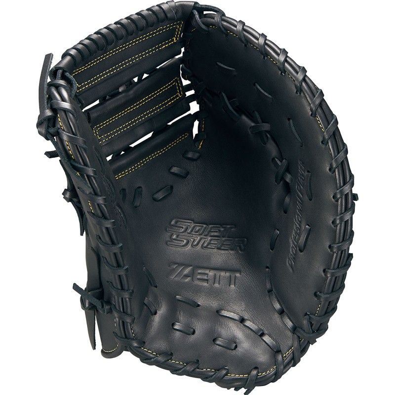 未使用 ゼット（ZETT）軟式用 ファーストミット BRFB35513-1900 野球 ゼット 軟式 ファーストミット ソフトステアシリーズ ZETT グラブ