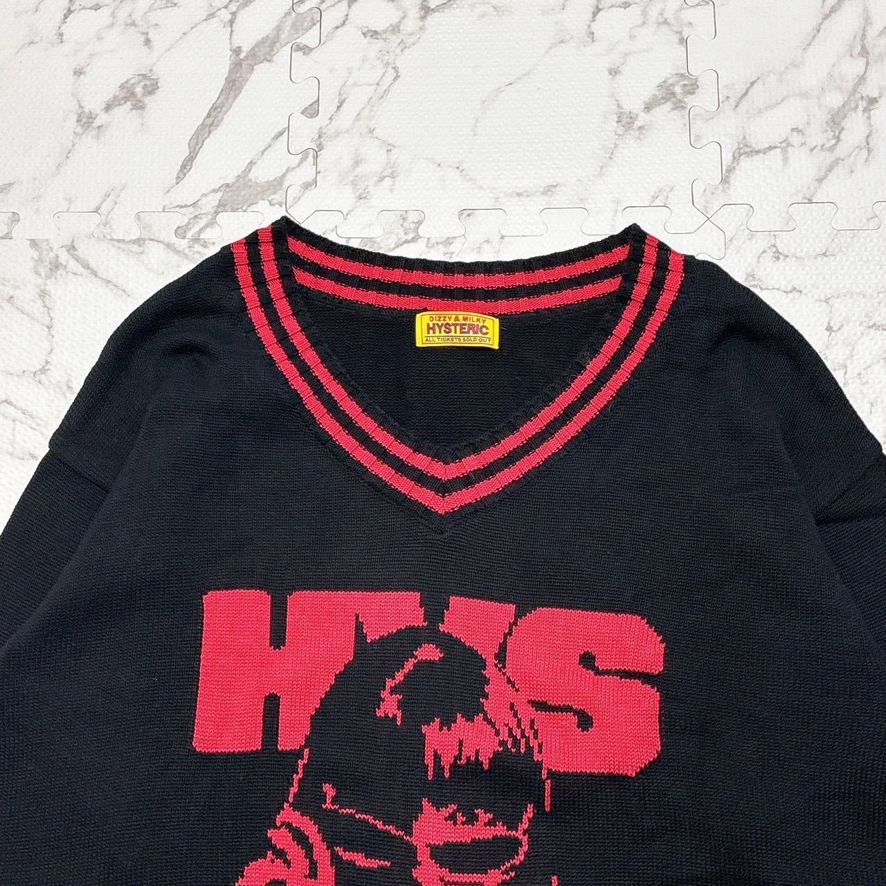 希少】HYSTERIC GLAMOUR 全面ヒスガール リブライン HYSガールヒス