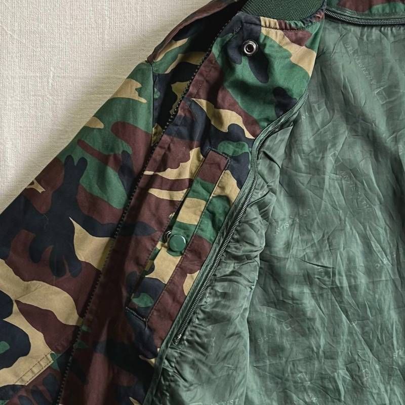 unkowne archive迷彩 MA-1 フライトジャケット 短丈 unknown 迷彩
