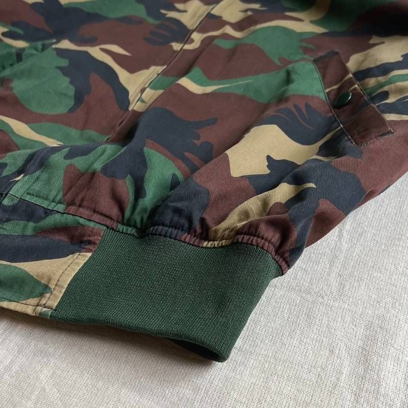 unknown 迷彩 カモフラージュ 総柄 MA-1 短丈フライトジャケット