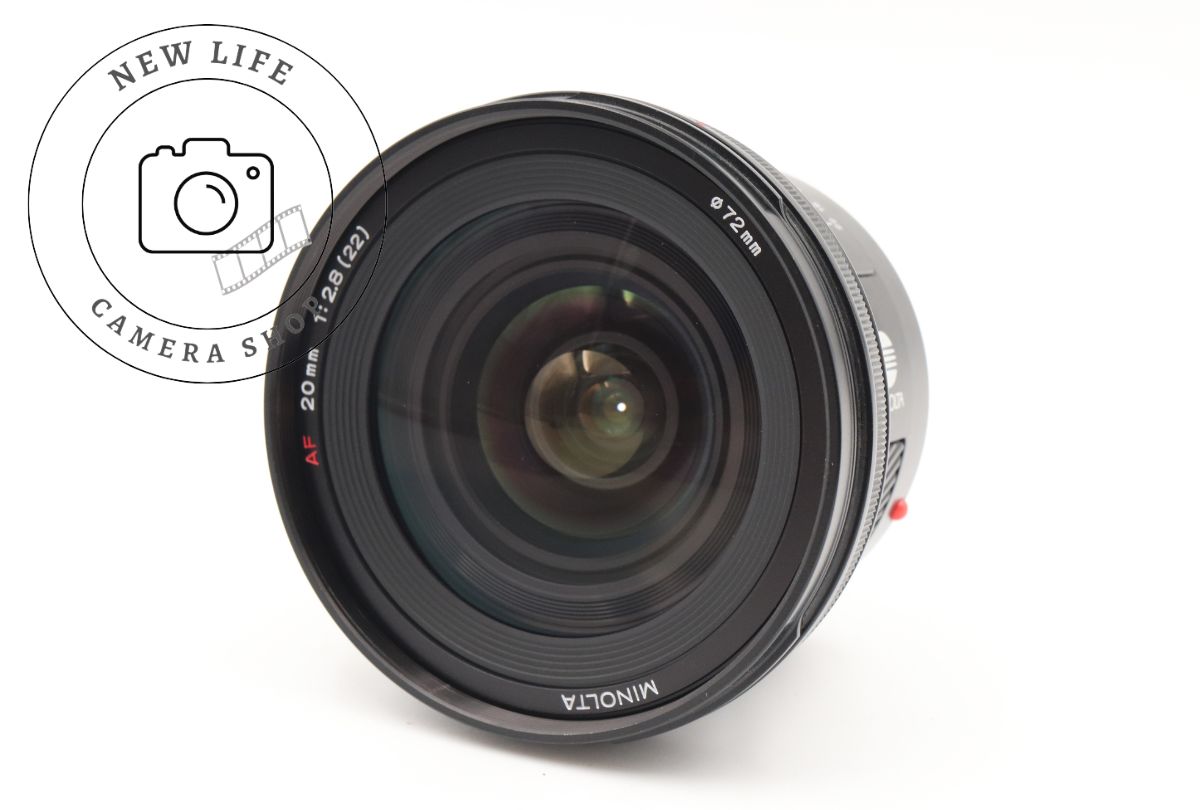 美品☆ミノルタ Minolta AF 20mm f/2.8 広角 レンズ Wide Angle Lens