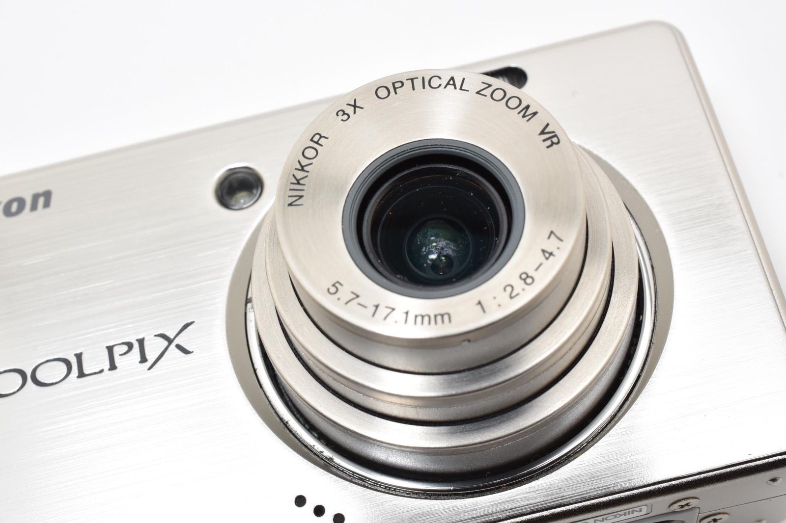 美品】ニコン Nikon COOLPIX S510 シルバー コンパクトデジタルカメラ