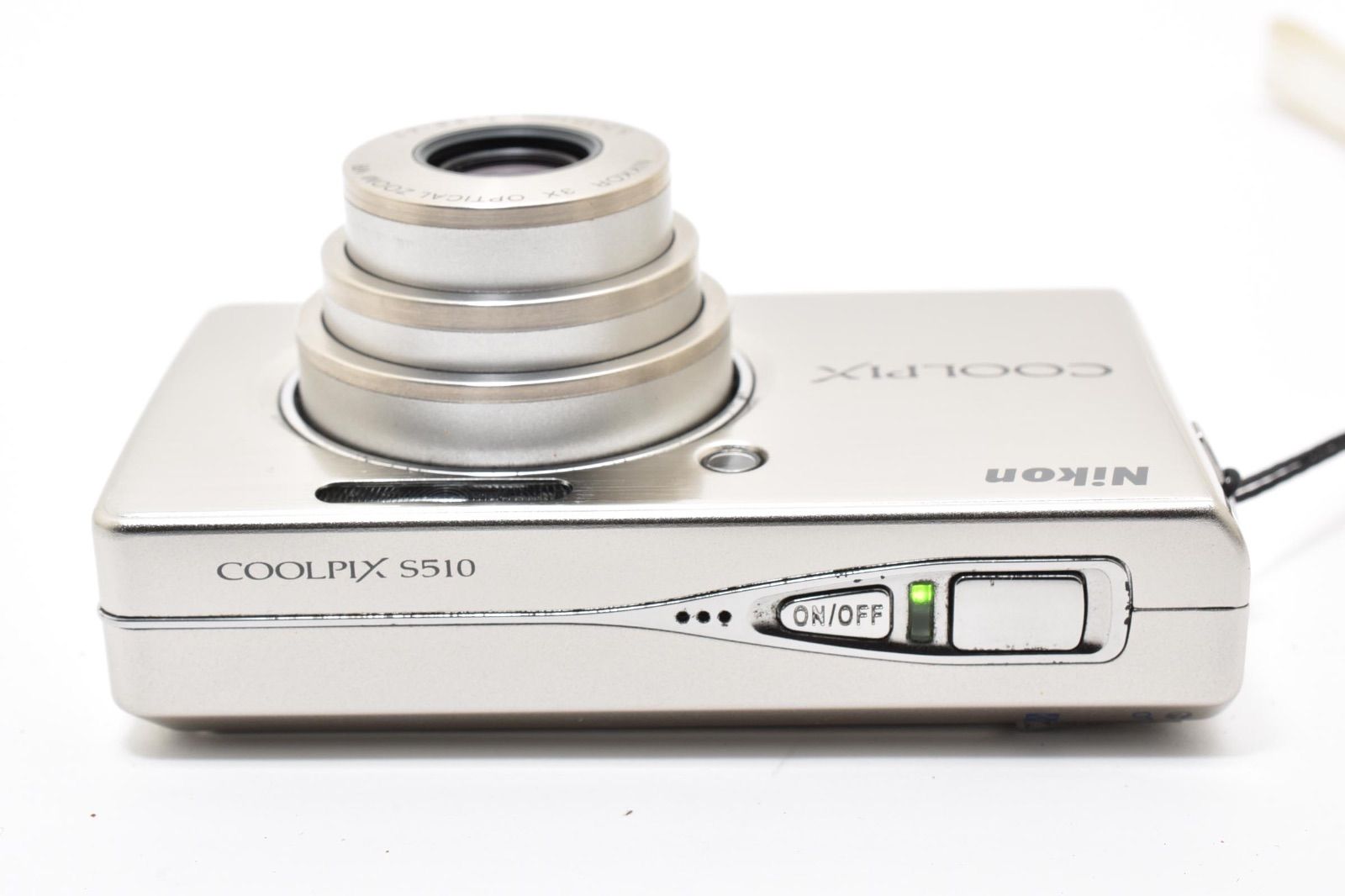 美品】ニコン Nikon COOLPIX S510 シルバー コンパクトデジタルカメラ