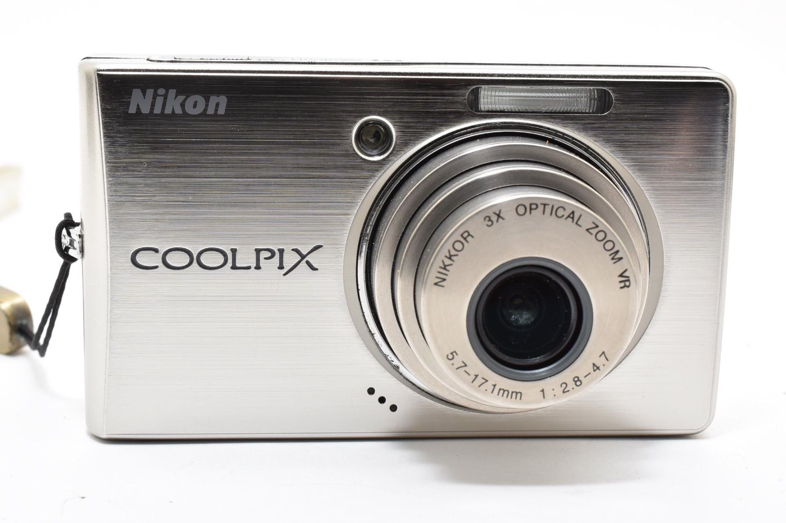 美品】ニコン Nikon COOLPIX S510 シルバー コンパクトデジタルカメラ