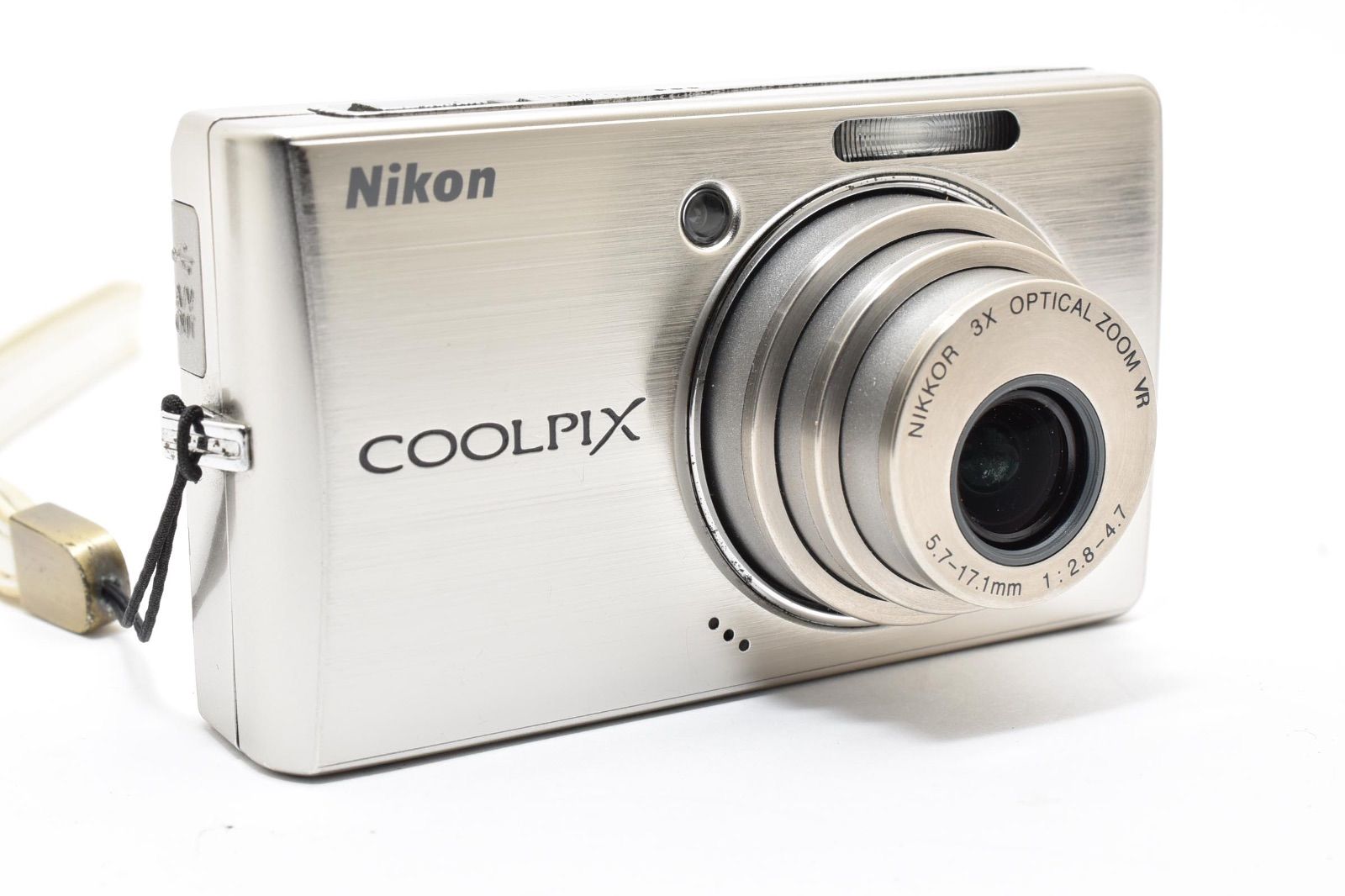 美品】ニコン Nikon COOLPIX S510 シルバー コンパクトデジタルカメラ